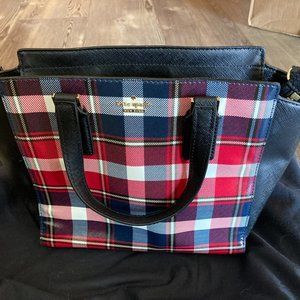Kate Spade - Plaid Small Hayden Satchel